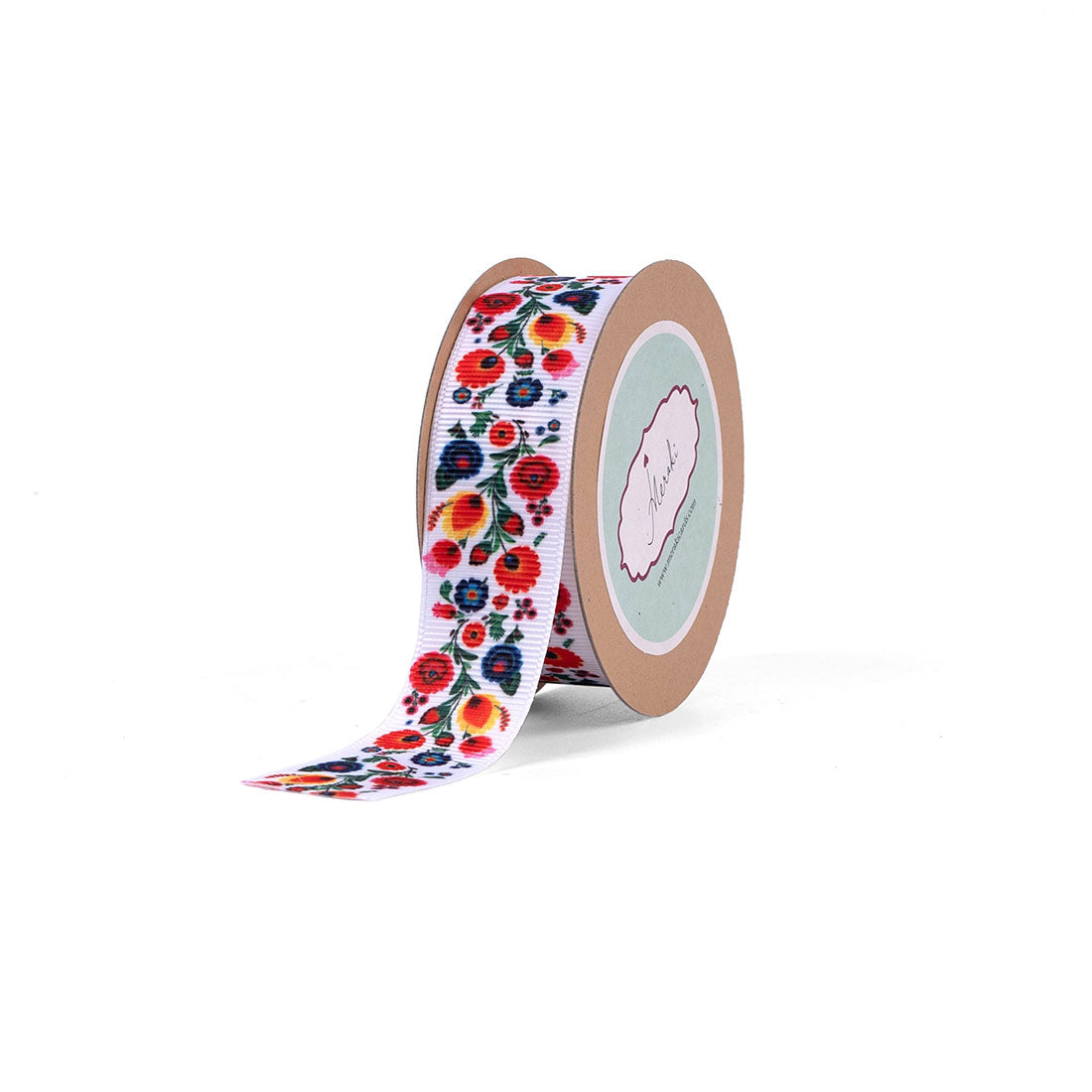 Bright Floral Pattern Ribbon