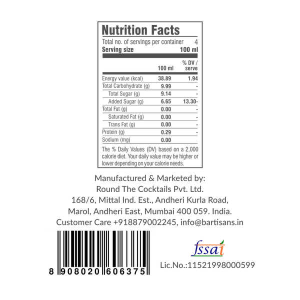 Cocktail Mixer - Peach Out (4 Serve)