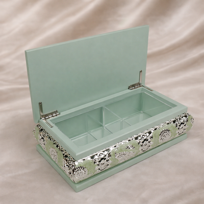 Peacock Enameled Box
