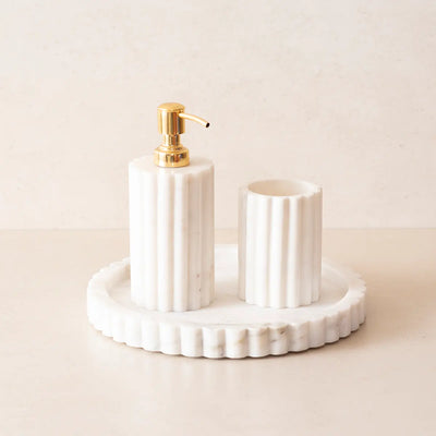Pearly Bathroom set of 3