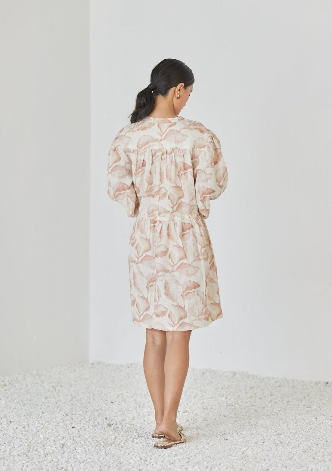 Peony Cascade Blush Dress