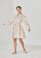 Peony Cascade Blush Dress