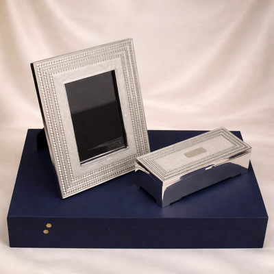 Photo Frame & Keepsake Box Gift Set