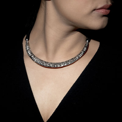 Chaand Silver Hasuli