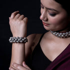 Silver Bracelet - Phool Pahuchi (pair)