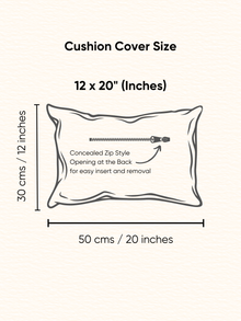 Rainbow Horizon Tufted Cushion Cover