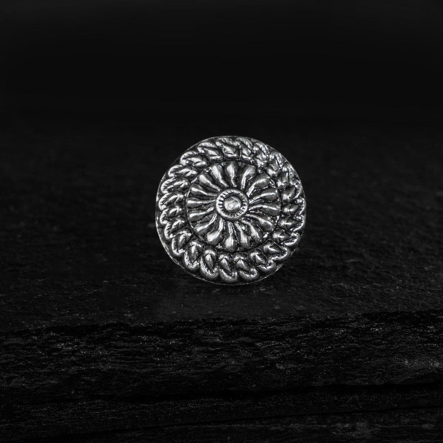 Chakra Silver Ring