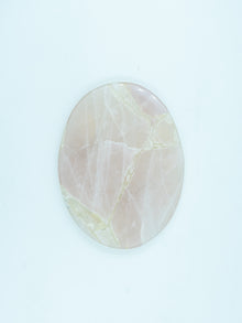 Rose Quartz Round Coasters Set Of 2