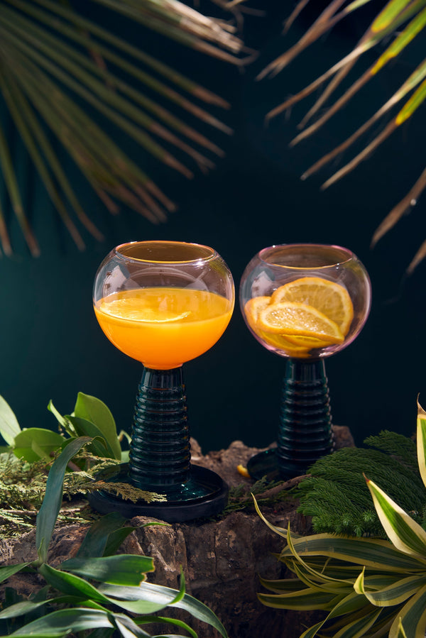 Rainbow Mocktail Glass | Set of 1, 2, 4, 6
