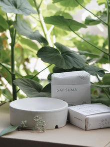 Set of 2 Soaps & a Soap-dish