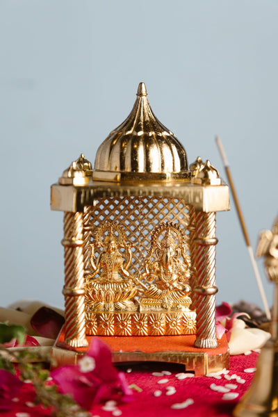 Brass Mandir | Laxmi Ganesh Idol
