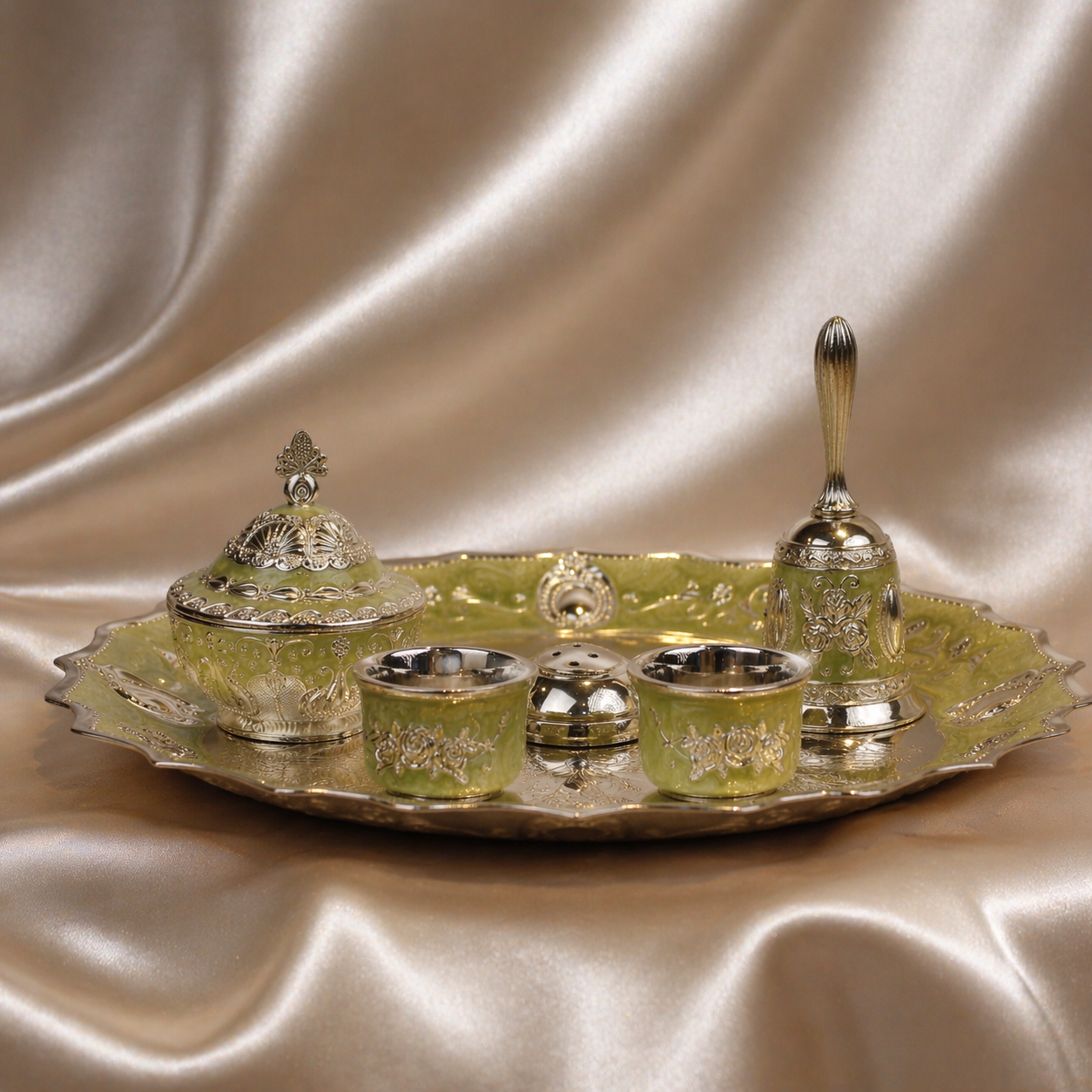 Royal Heritage Pooja Thali Set