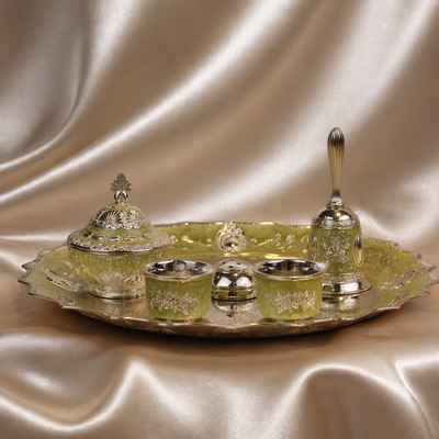 Royal Heritage Pooja Thali Set