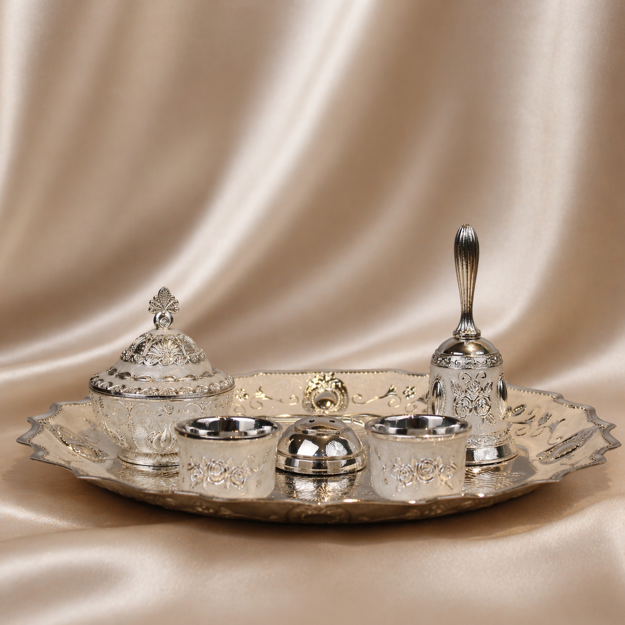Royal Heritage Pooja Thali Set