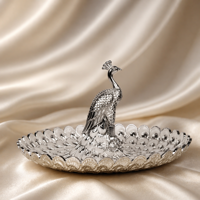 Royal Peacock Decorative Tray