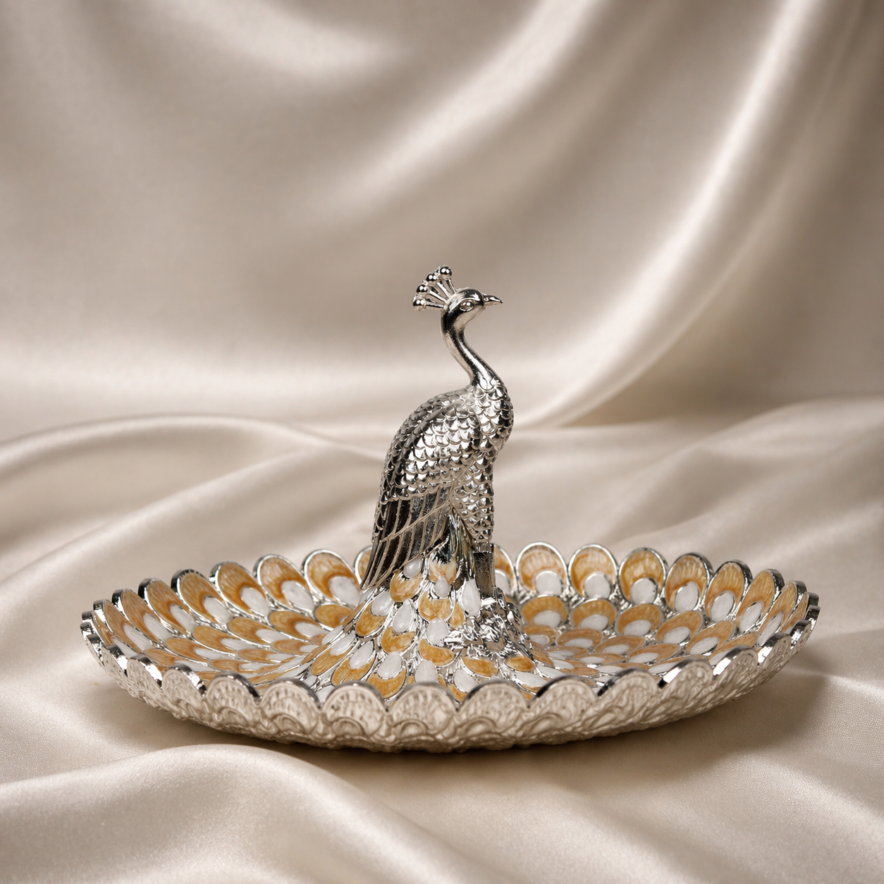 Royal Peacock Decorative Tray