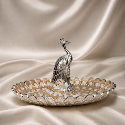 Royal Peacock Decorative Tray