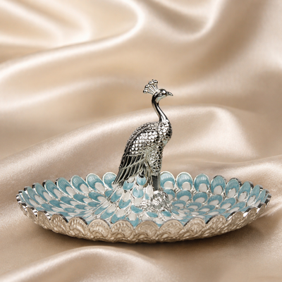 Royal Peacock Decorative Tray