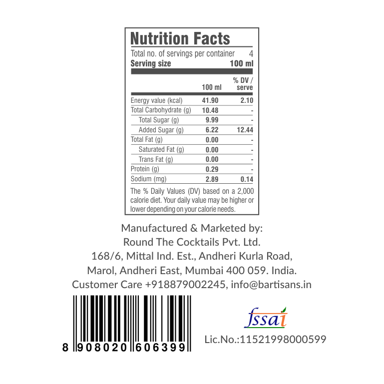 Cocktail Mixer - Ruby Rush (4 Serve)