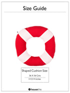 Shaped Cushion Cover - Bon Voyage Buoy