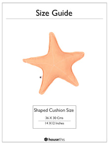 Shaped Cushion Cover - Stellar Starfish