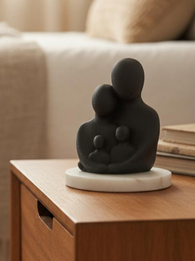 Unity Family Decorative Sculpture Black