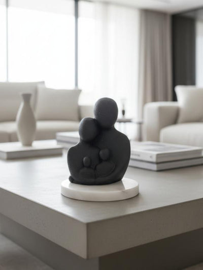 Unity Family Decorative Sculpture Black
