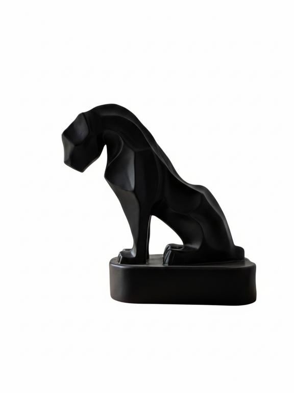 Black Panther Modern Art Statue