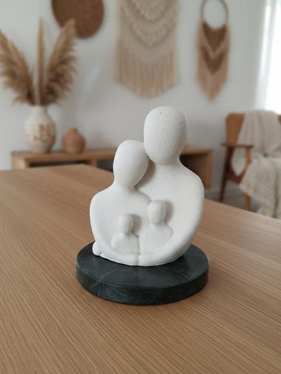 Unity Family Decorative Sculpture White