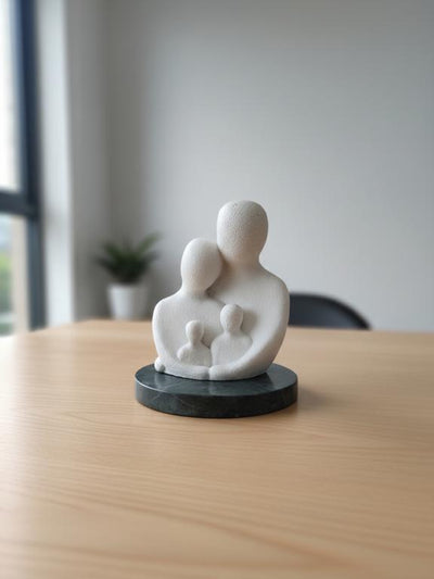 Unity Family Decorative Sculpture White