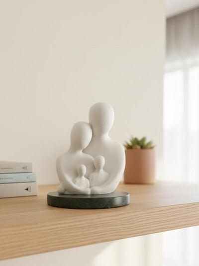 Unity Family Decorative Sculpture White