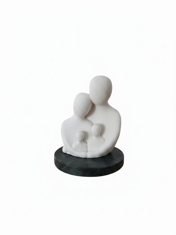 Unity Family Decorative Sculpture White