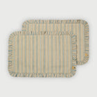 Meadow Soft Blue Gift Set-Mats, Napkins & Napkin Rings