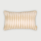Ripple Oatmeal Oblong Cushion Cover