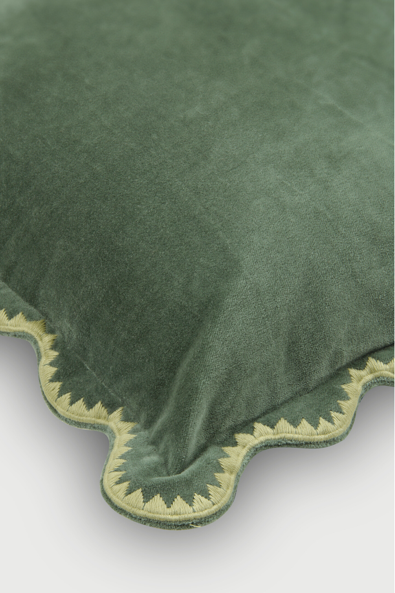 Mirage Scallop Eucalyptus Cushion Cover