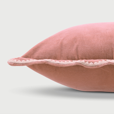 Mirage Scallop Rose Cushion Cover