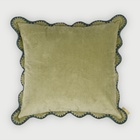 Mirage Scallop Moss Green Cushion Cover
