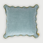 Mirage Scallop Soft Blue Cushion Cover