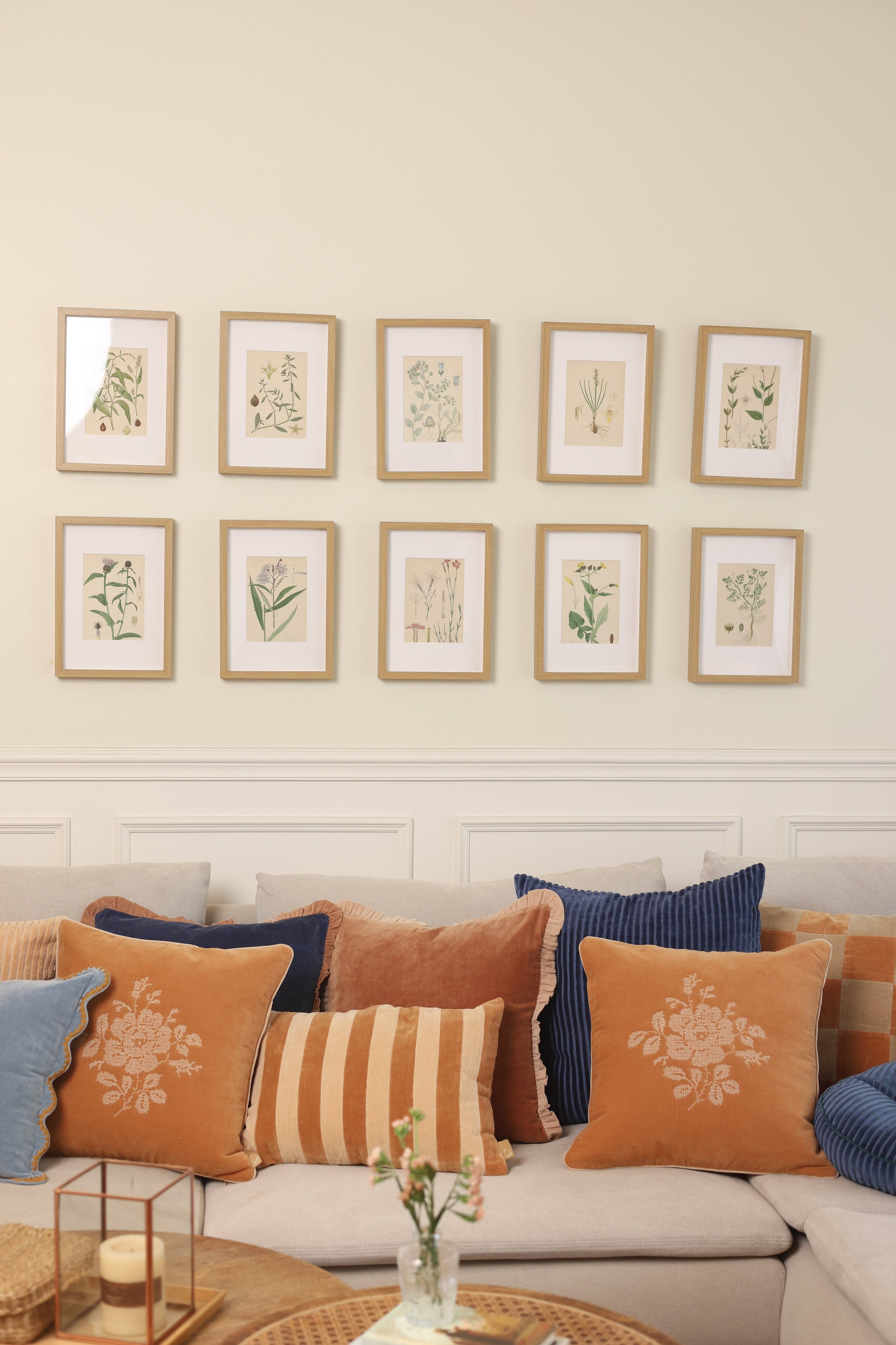 Jasper Ruffle Spice Cushion Cover