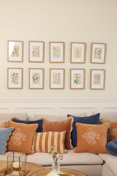 Jasper Ruffle Spice Cushion Cover