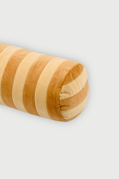 Holly Melon Striped Bolster Cover