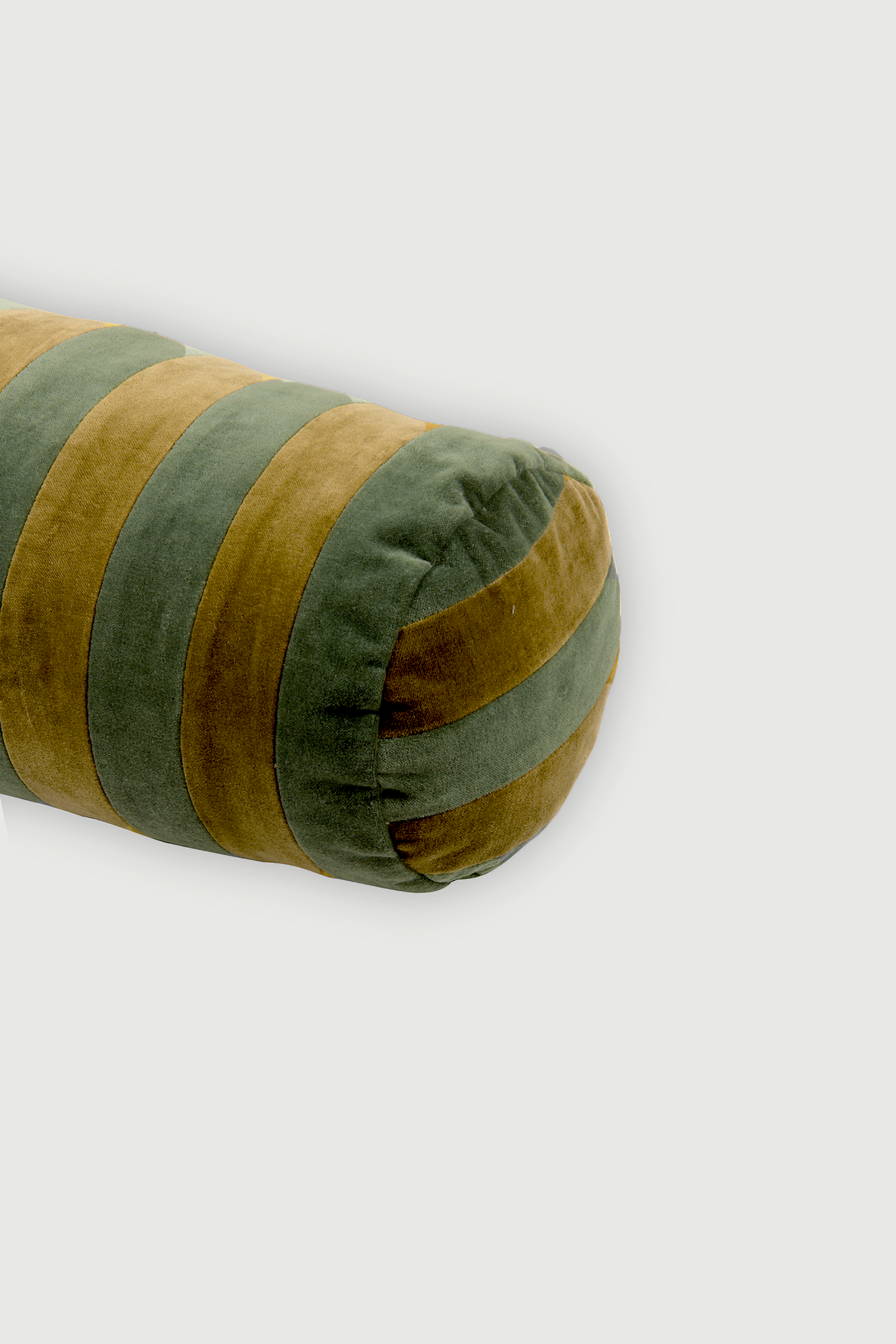 Holly Eucalyptus Striped Bolster Cover