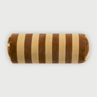 Holly Tan Brown Striped Bolster Cover