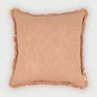 Reed Apricot Slub Cushion Cover