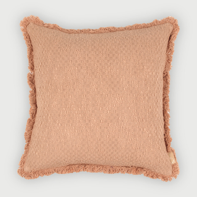 Reed Apricot Slub Cushion Cover