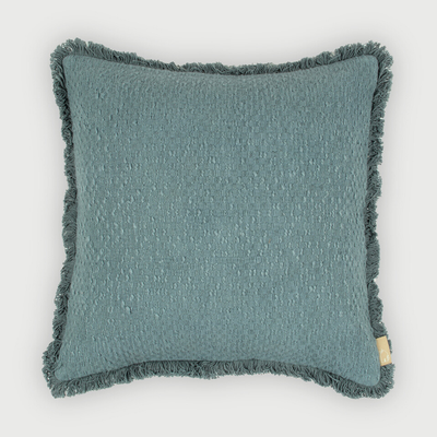 Reed Azure Slub Cushion Cover