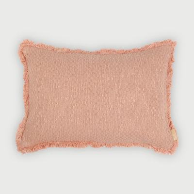 Reed Rose Slub Oblong Cushion Cover