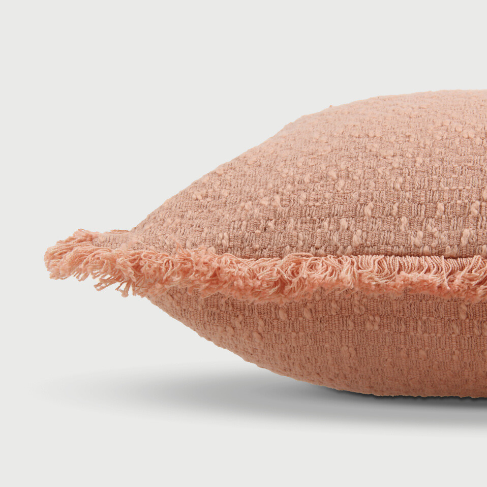 Reed Rose Slub Oblong Cushion Cover