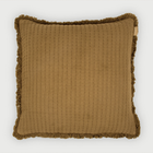 Trail Tan Brown Cotton Cushion Cover