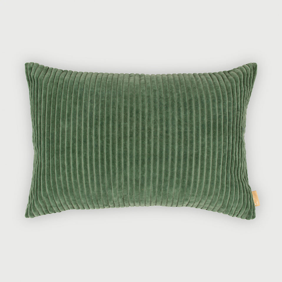Luna Eucalyptus Velvet Oblong Cushion Cover